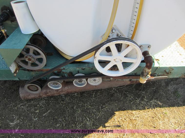 image for item C5355 Dual compartment fiberglass tank on truck bed