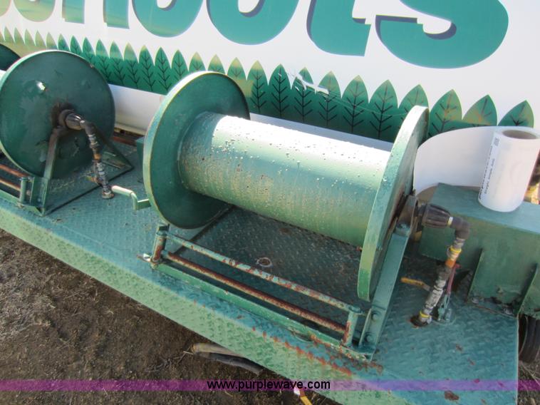 image for item C5355 Dual compartment fiberglass tank on truck bed