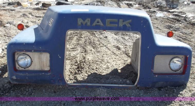 image for item D3524 Mack truck hood with head lights and signals