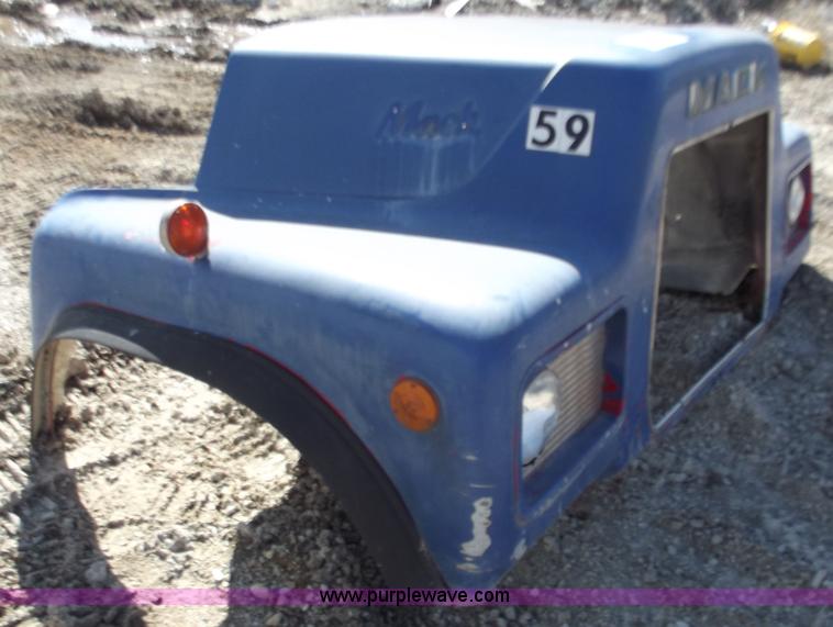image for item D3524 Mack truck hood with head lights and signals
