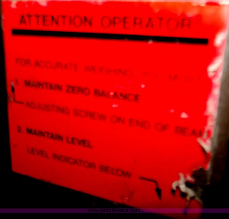 image for item D3540 Tronix XL weight scale on casters