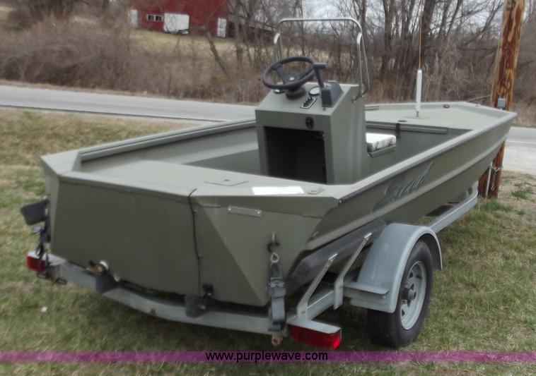 image for item D3657 2007 Ex-Cel Rivertrail 16' boat and trailer