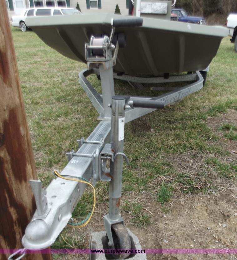 image for item D3657 2007 Ex-Cel Rivertrail 16' boat and trailer