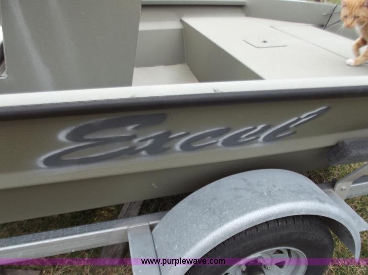 image for item D3657 2007 Ex-Cel Rivertrail 16' boat and trailer