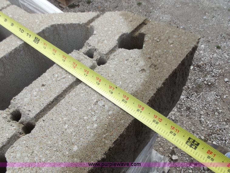 image for item D3669 (24) retaining wall blocks