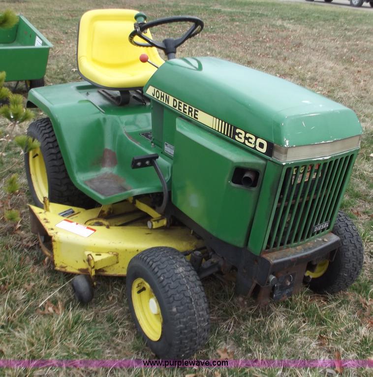 image for item D3670 John Deere 330 lawn mower