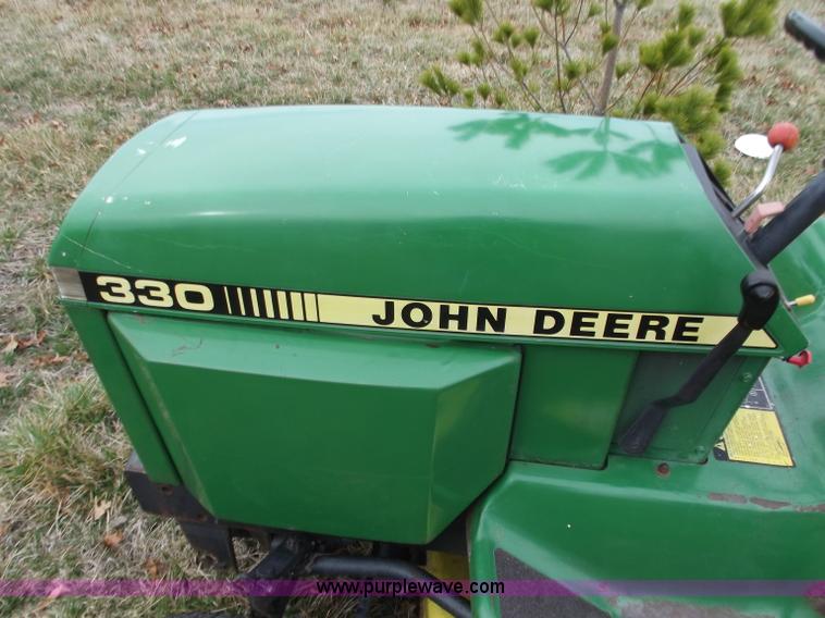 image for item D3670 John Deere 330 lawn mower