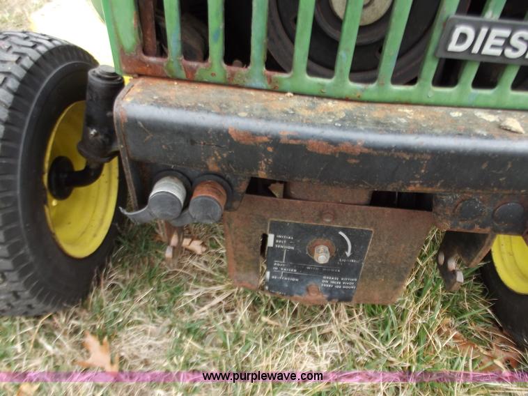 image for item D3670 John Deere 330 lawn mower