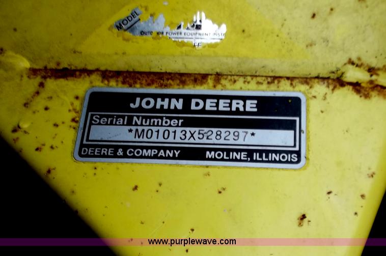 image for item D3670 John Deere 330 lawn mower