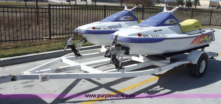 image for item D3682 (2) Yamaha jet skis with trailer