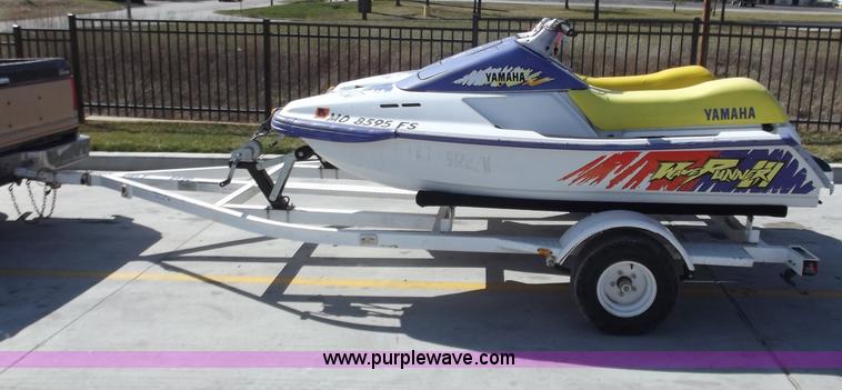 image for item D3682 (2) Yamaha jet skis with trailer