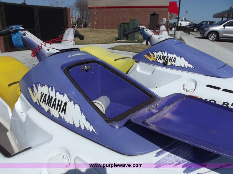 image for item D3682 (2) Yamaha jet skis with trailer