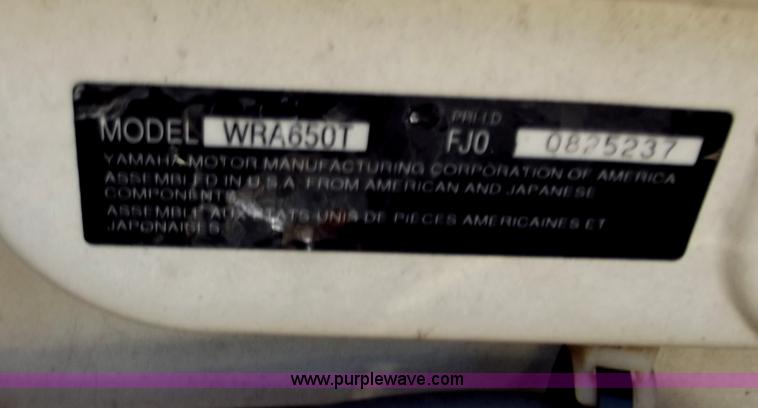 image for item D3682 (2) Yamaha jet skis with trailer