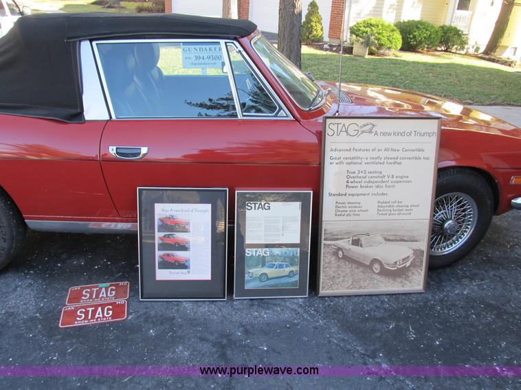 image for item D9308 1973 Triumph Stag convertible