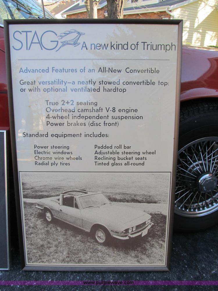 image for item D9308 1973 Triumph Stag convertible