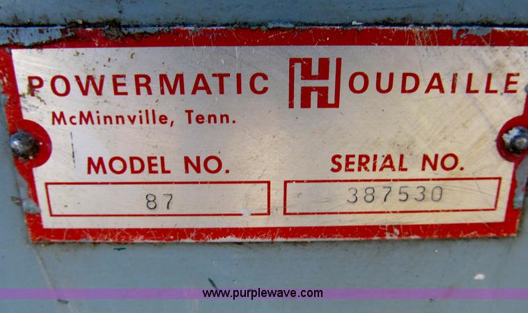 image for item D9320 Powermatic Band saw with blade welder