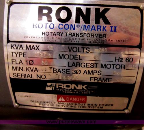image for item D9331 Ronk phase converter unit