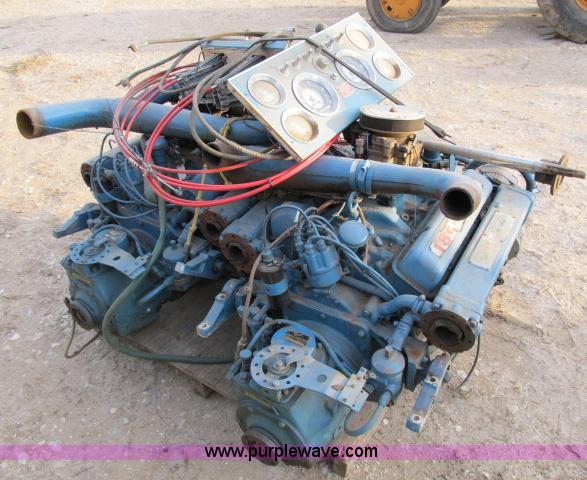 image for item D9418 (2) Chris Craft 283 boat engines with dash and controls