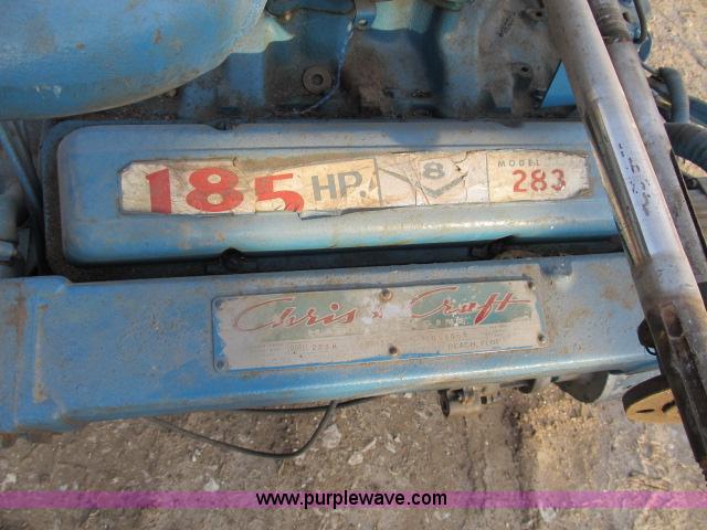 image for item D9418 (2) Chris Craft 283 boat engines with dash and controls