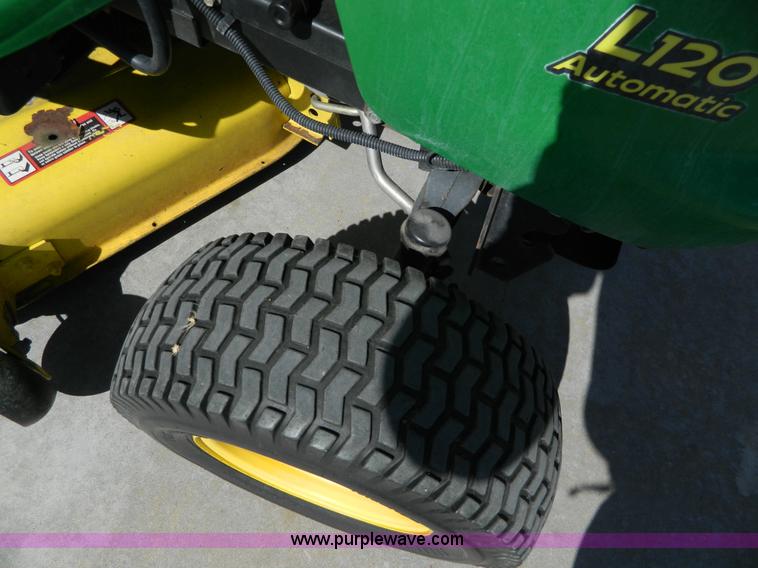 image for item E9453 John Deere L120 lawn mower
