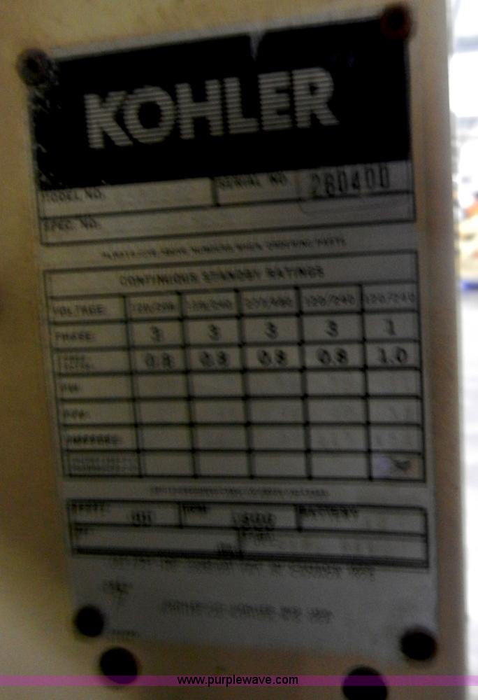 image for item L9315 Kohler 45RZ62 Fast Response II generator