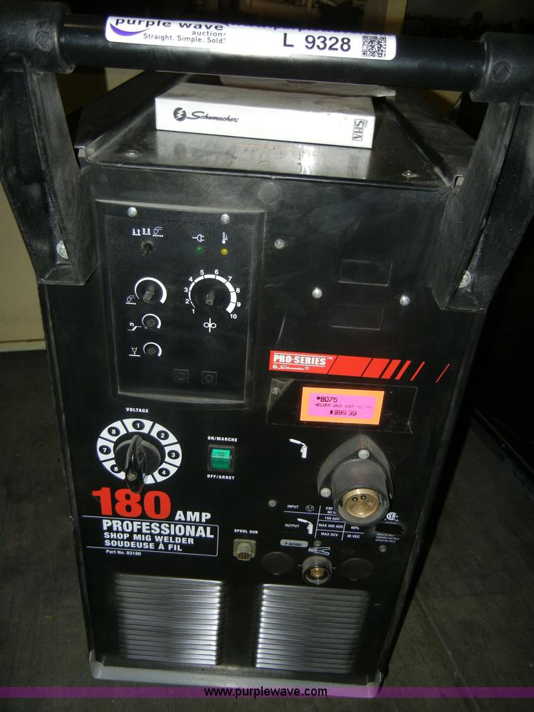 image for item L9328 Schumacher Pro shop mig welder