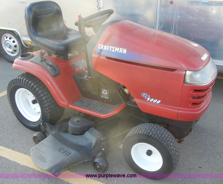 image for item U9921 Craftsman GT5000 lawn mower