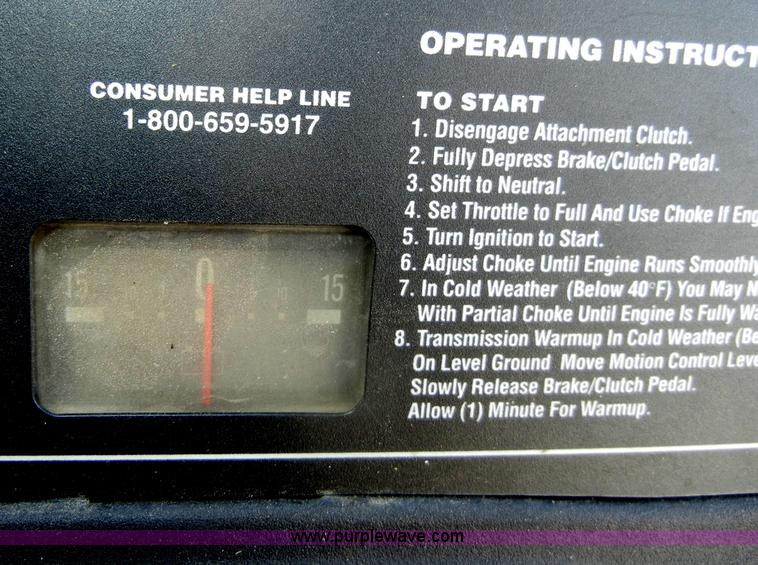 image for item U9921 Craftsman GT5000 lawn mower