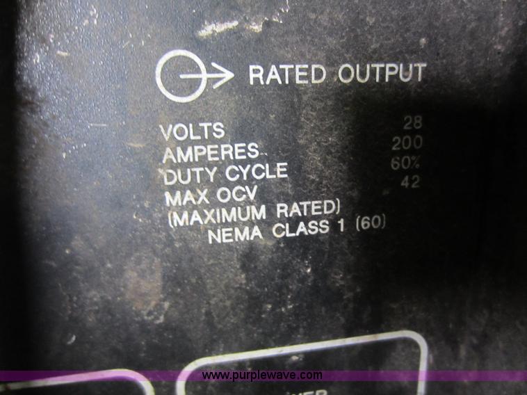 image for item V9011 Millermatic 200 wire welder