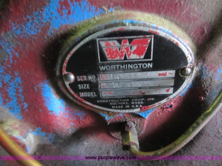 image for item V9013 Worthington air compressor