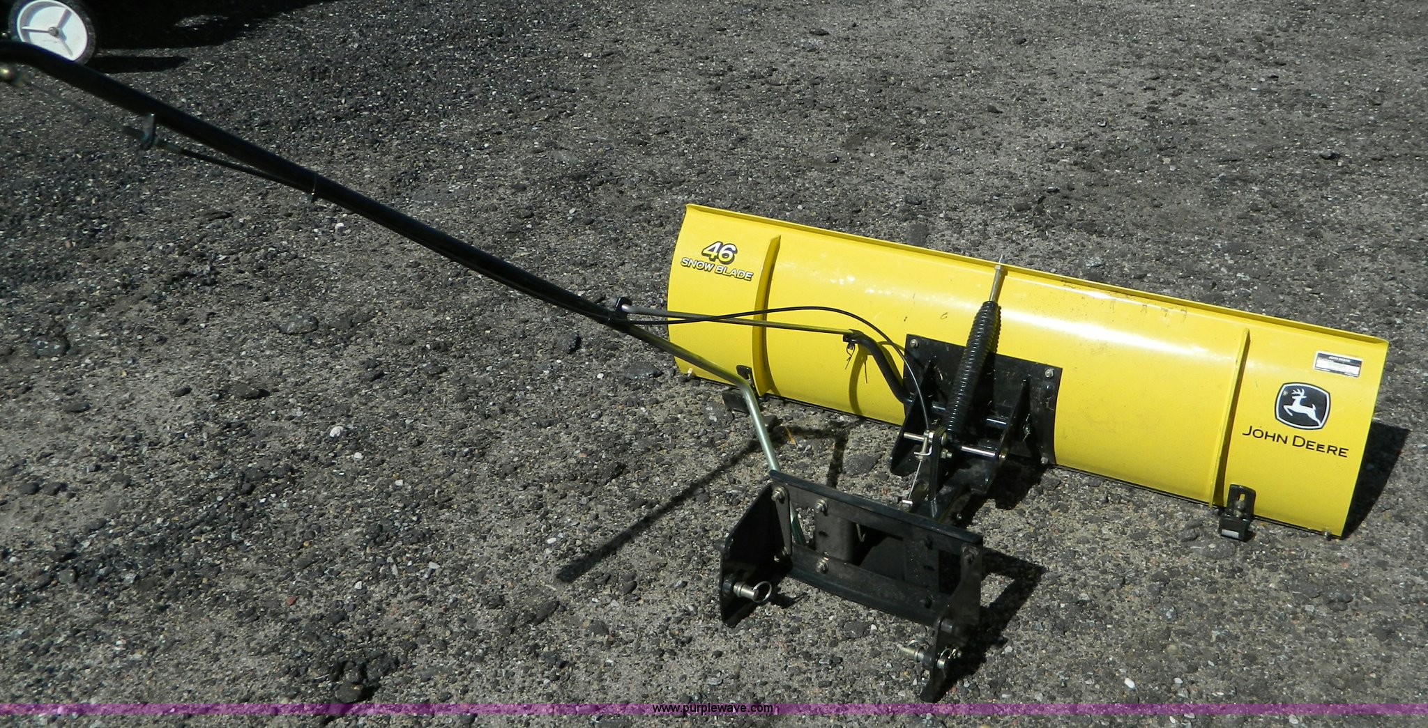 John Deere 46" snow blade in Ellis, KS Item E9454 sold Purple Wave