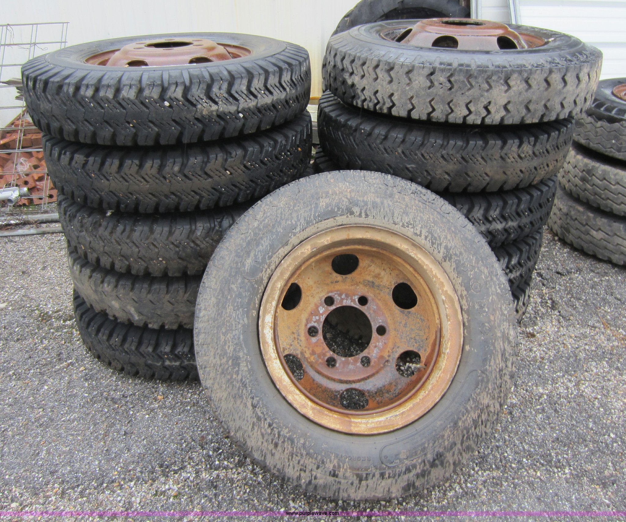 (11) 8.2520 wheels and tires in Columbus, KS Item V9008 sold