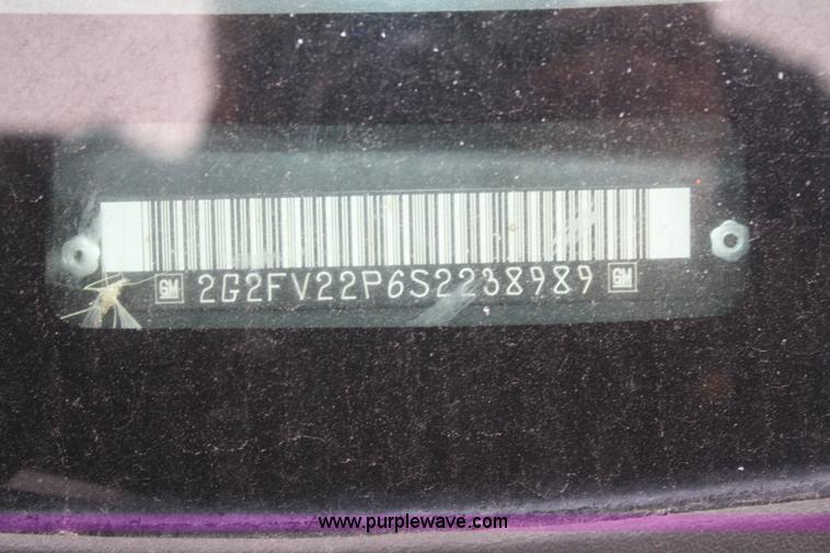 image for item C4411 1995 Pontiac Firebird Formula