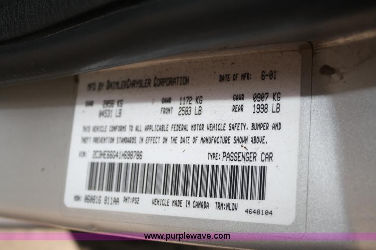 image for item C4412 2001 Chrysler 300M