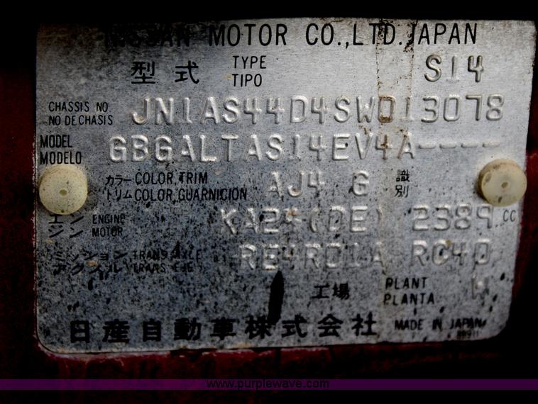 image for item C4414 1995 Nissan 240S