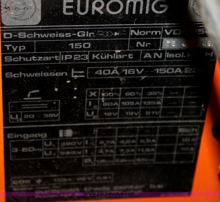 image for item A7336 (2) Euroming 150 wire feed welders