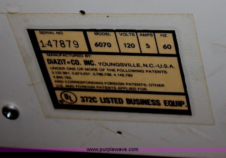 image for item A7342 Diazit Dart XL blueprint copier