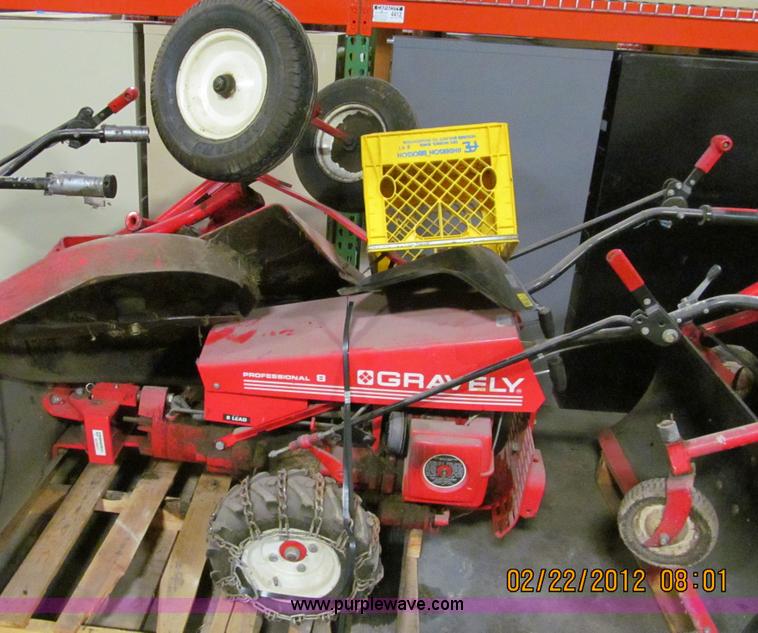 image for item A8087 Gravely Professional 8 walk behind tractor