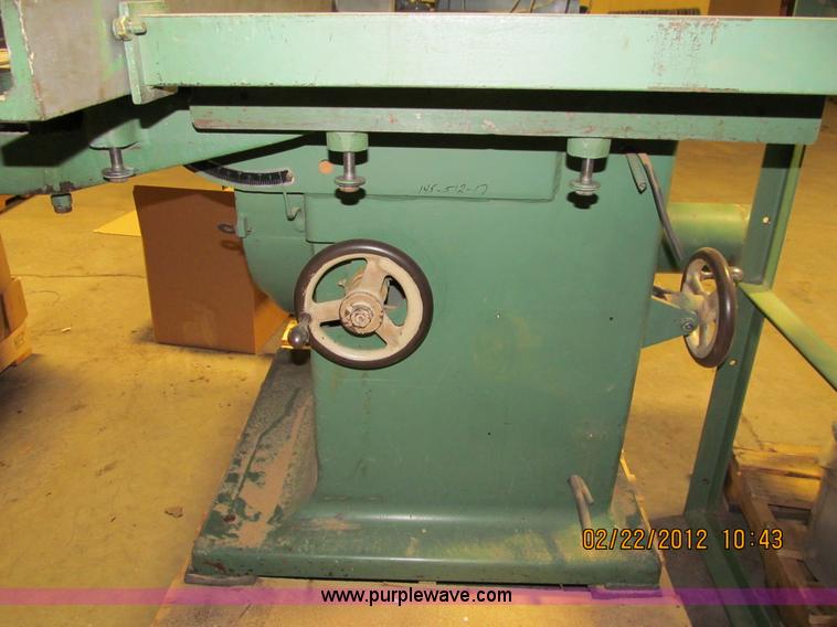image for item A8187 J.A. Fay & Egan Company 511B table saw