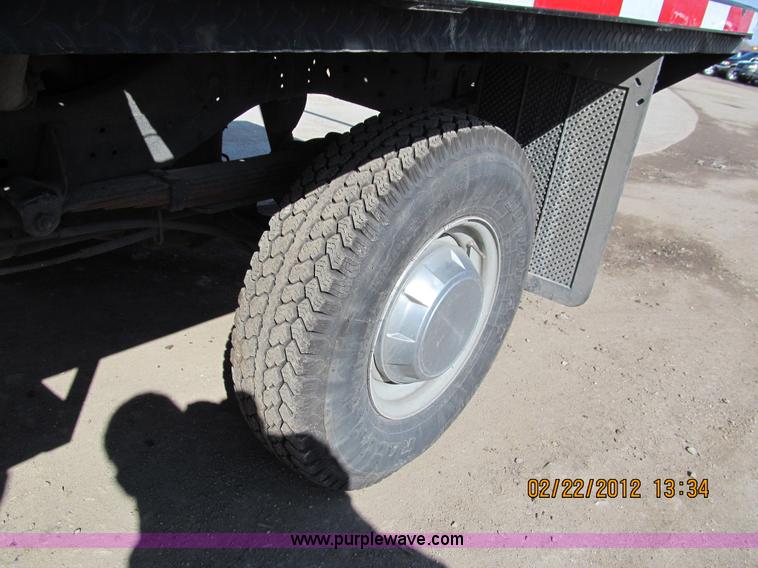 image for item A8192 1992 Dodge Power Ram 350 flatbed truck