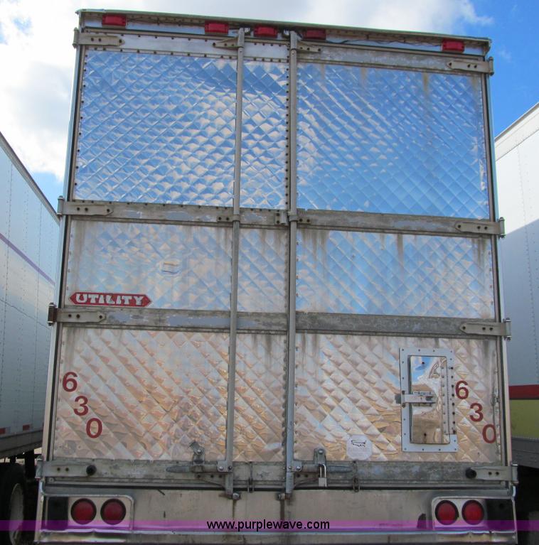 image for item A8198 1990 Utility 48' van trailer