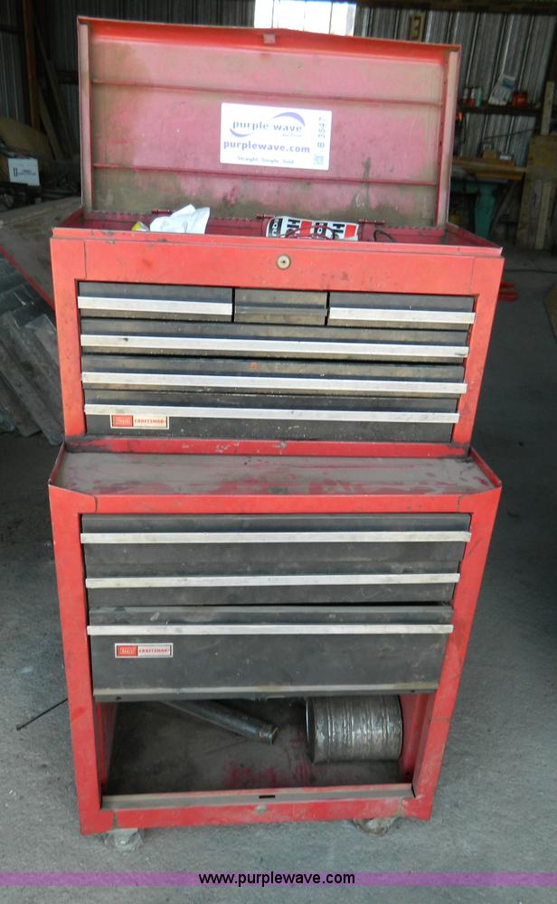 image for item B3547 Craftsman top box and rolling tool chest