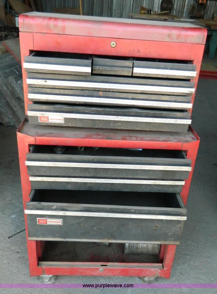 image for item B3547 Craftsman top box and rolling tool chest