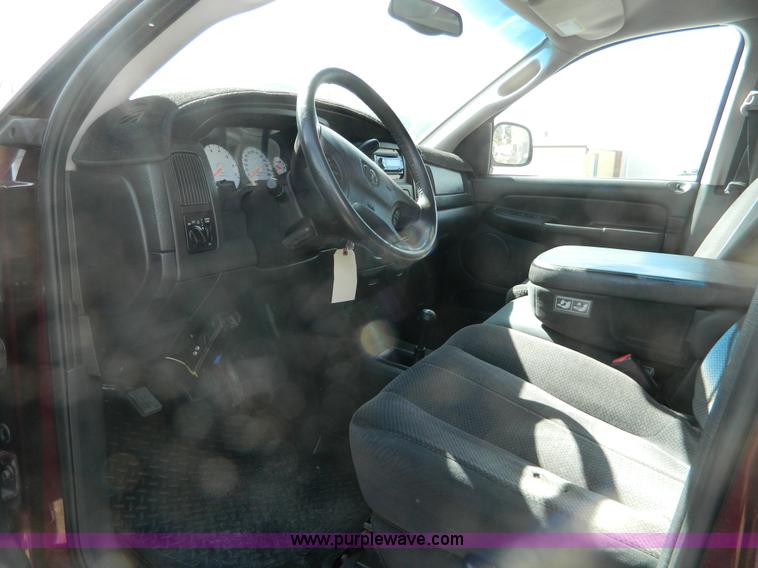 image for item B3572 2002 Dodge Ram 1500 quad cab pickup truck