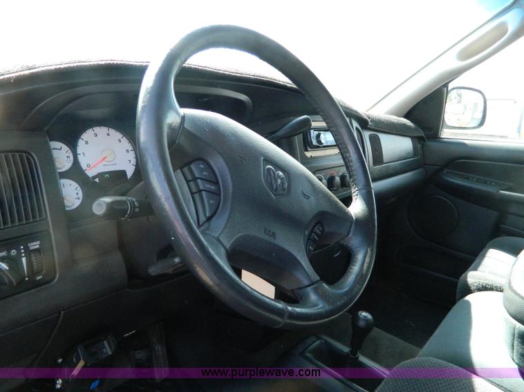 image for item B3572 2002 Dodge Ram 1500 quad cab pickup truck