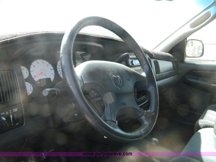 image for item B3572 2002 Dodge Ram 1500 quad cab pickup truck