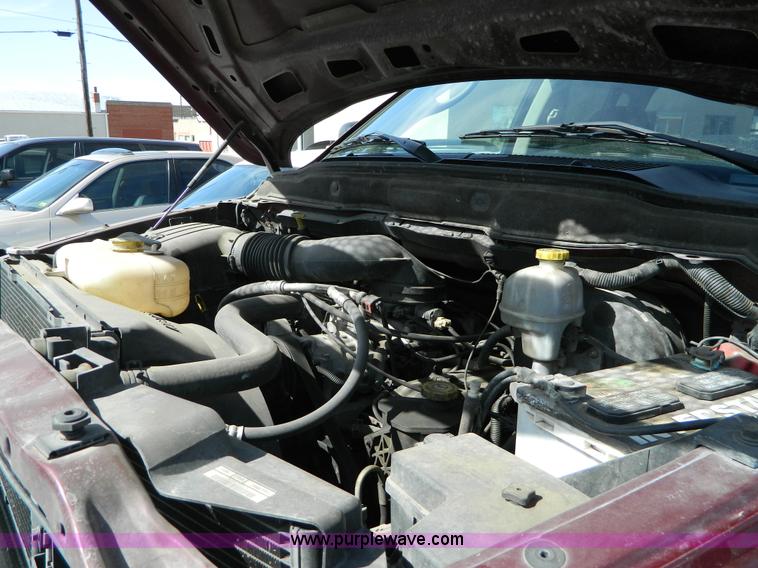 image for item B3572 2002 Dodge Ram 1500 quad cab pickup truck