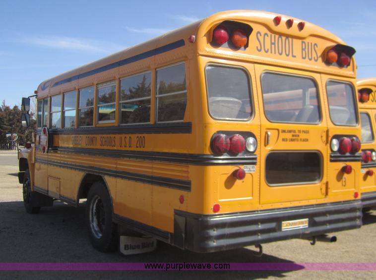 image for item B5708 1993 Ford Bluebird B700 school bus