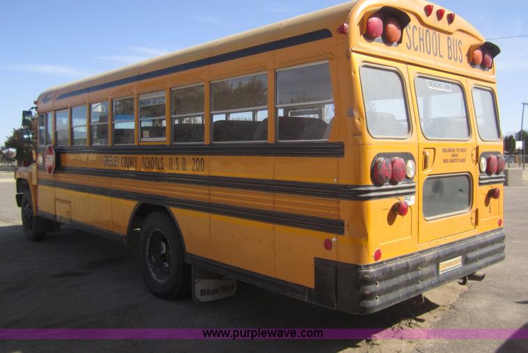 image for item B5709 1993 Ford Bluebird B700 school bus