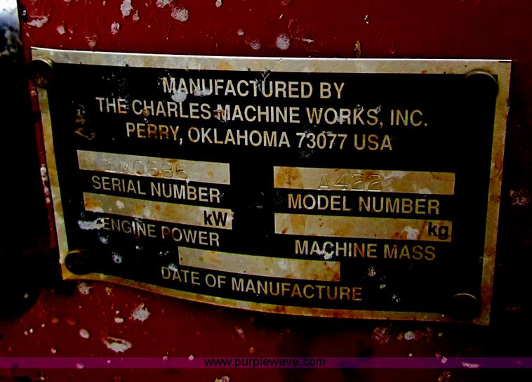 image for item B7207 1995 Ditch Witch 3500D  trencher with trailer